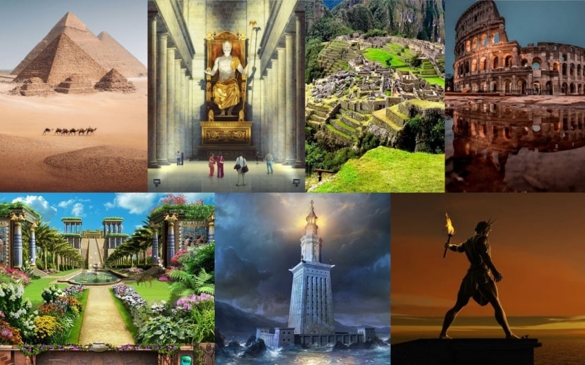 7 wonders of the world old vs new