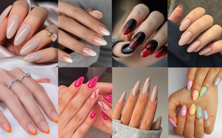 trendy almond nail designs